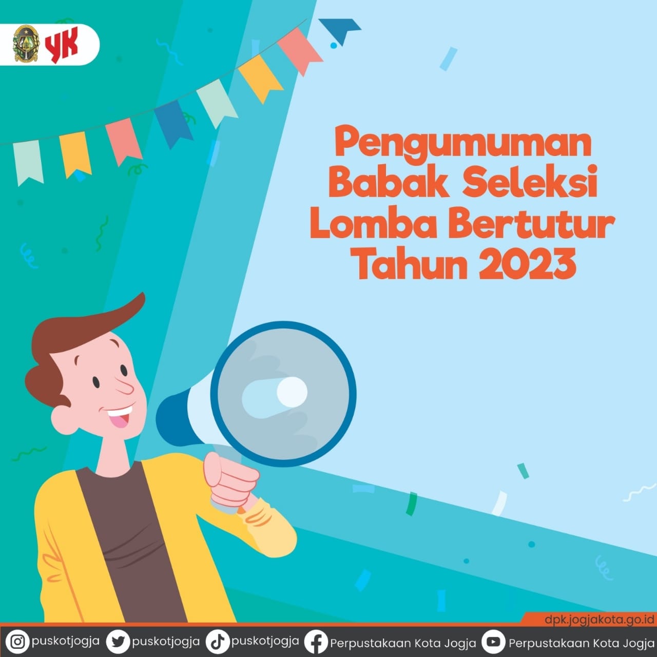 Dinas Perpustakaan Dan Kearsipan Pengumuman Babak Penyisihan Lomba