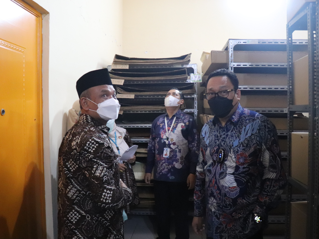 Kunjungan Kepala ANRI di Dinas Perpustakaan dan Kearsipan Kota Yogyakarta