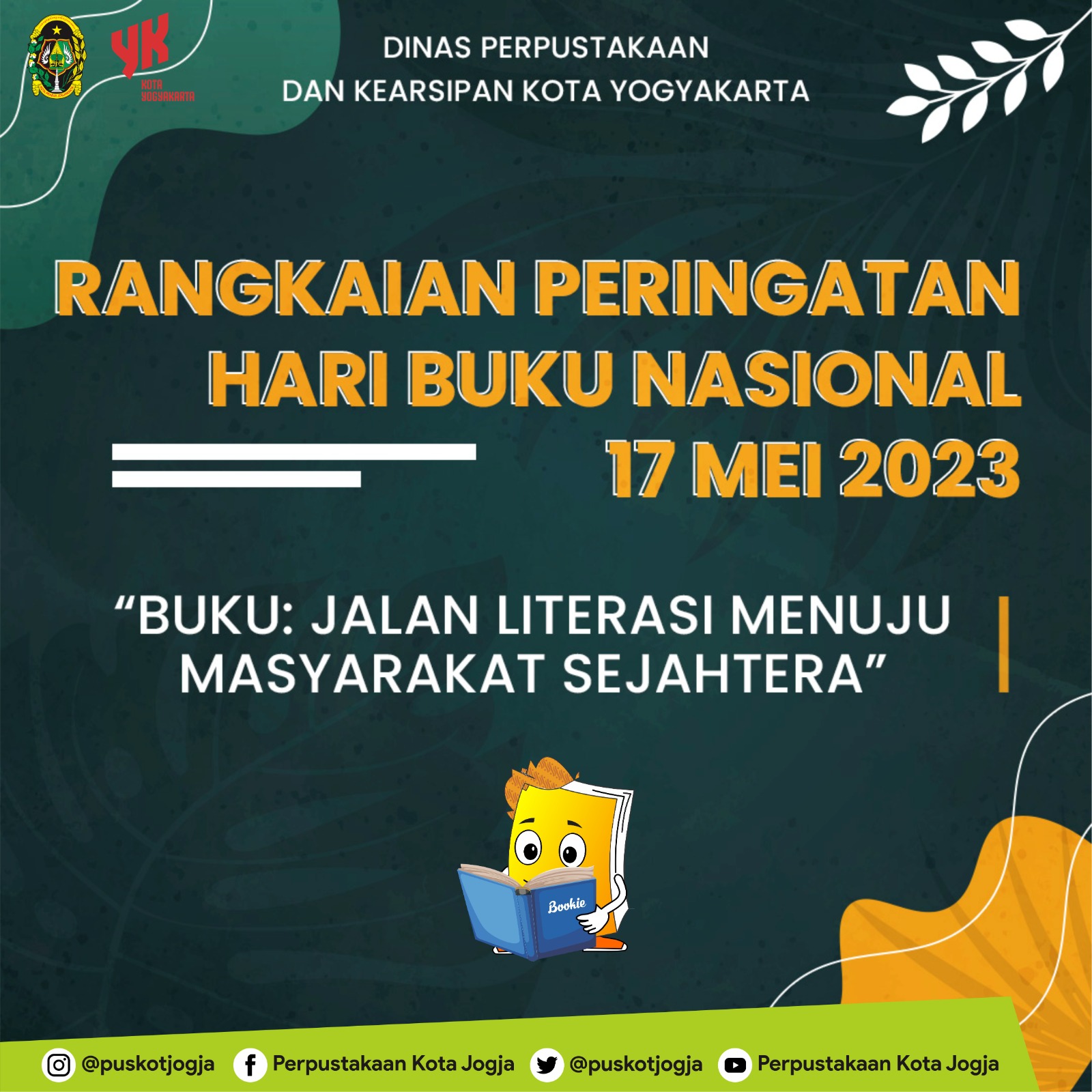 Peringati Hari Buku Nasional, Perpustakaan Kota Yogyakarta Selenggarakan Beragam Kegiatan Literasi