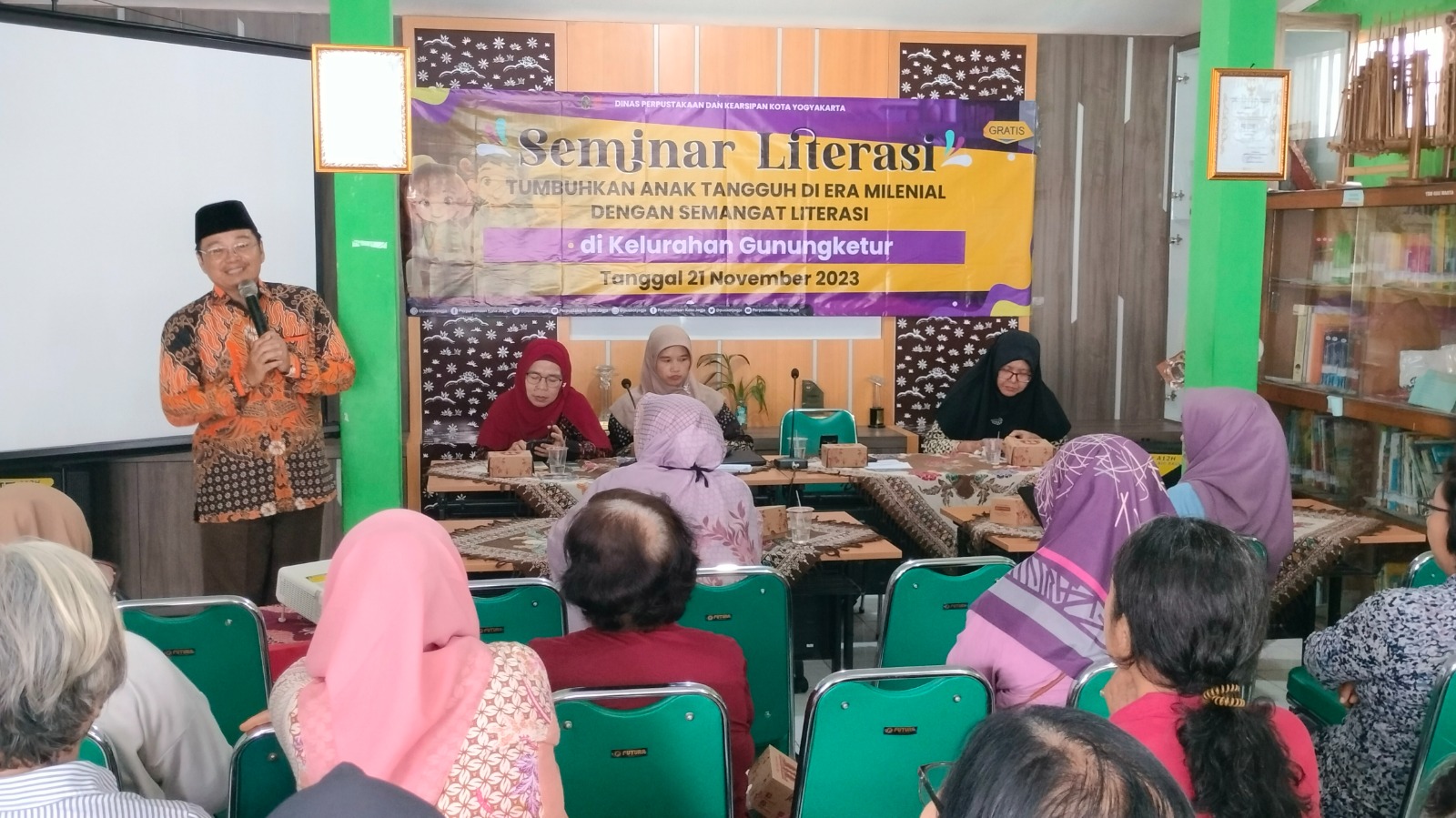 Tingkatkan Literasi Masyarakat, DPK Kota Yogyakarta Selenggarakan Seminar di Empat Kelurahan