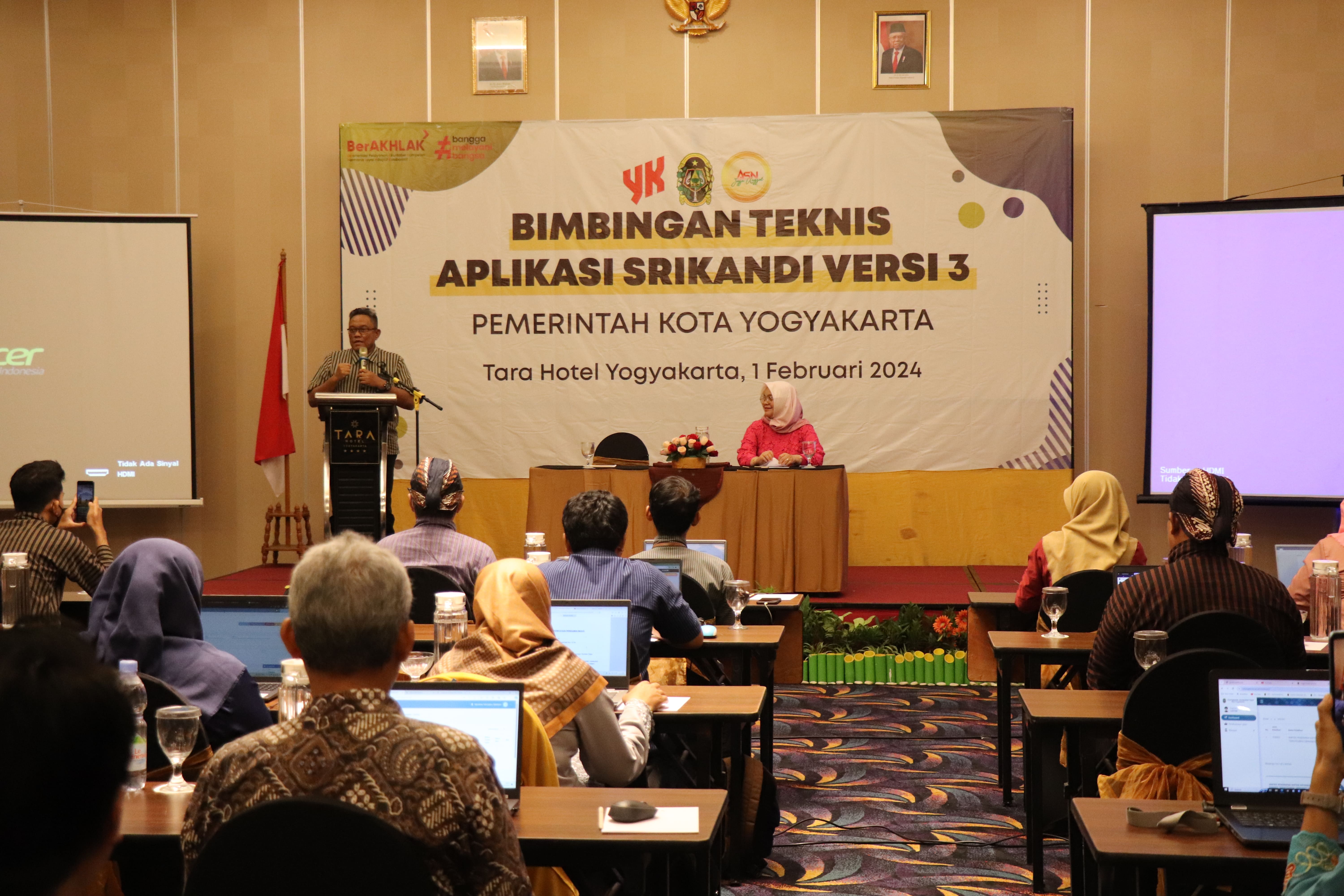 Bimbingan Teknis Srikandi Versi 3. Respon Cepat Pemerintah Kota Yogyakarta Terhadap Kebijakan ANRI