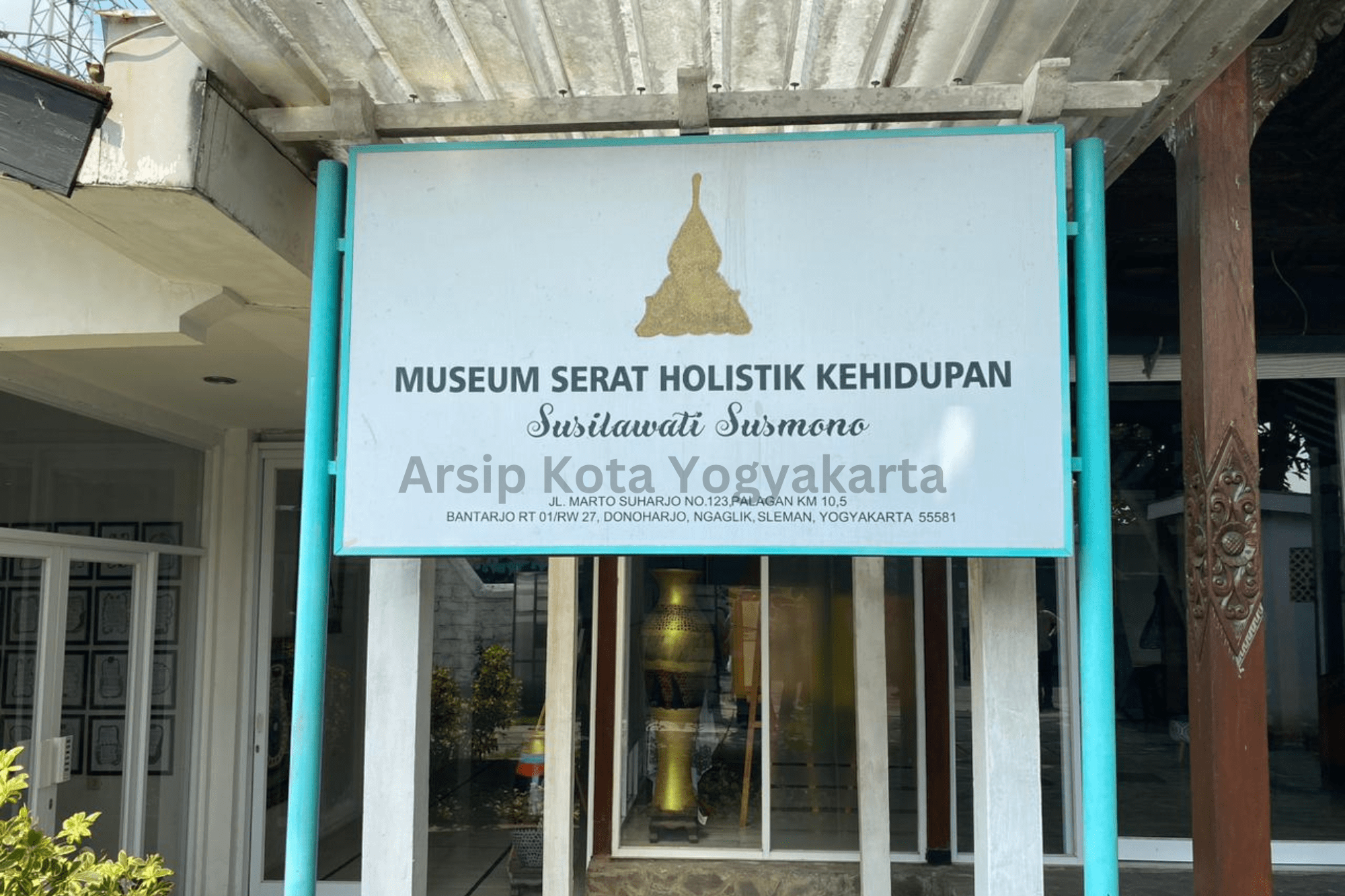 Arsiparis Kota Yogyakarta Berkunjung ke Museum Serat Holistik Kehidupan Susilawati Susmono