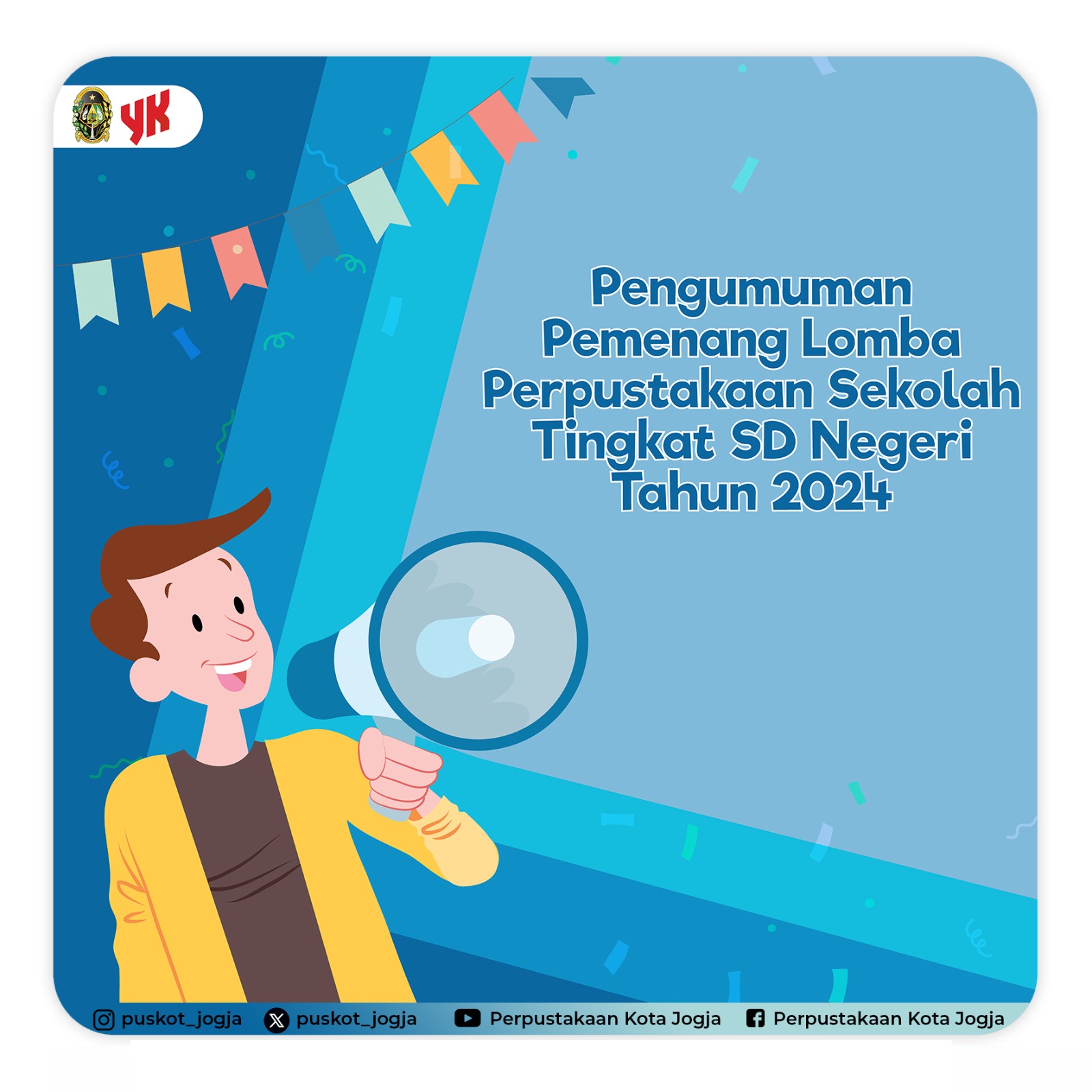 Pengumuman Pemenang Lomba Perpustakaan SD Tahun 2024